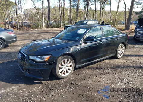 2015 Audi A6 Premium Plus из США, поврежденный, VIN WAUFGAFC5FN005524